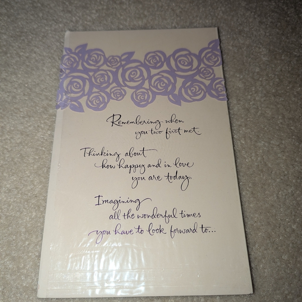 American Greetings Wedding Card